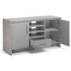 Habitat Venice 2 Door 1 Drawer Low Sideboard - Grey