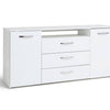 Habitat Hayward 2 Door 3 Drawer Sideboard - White Gloss