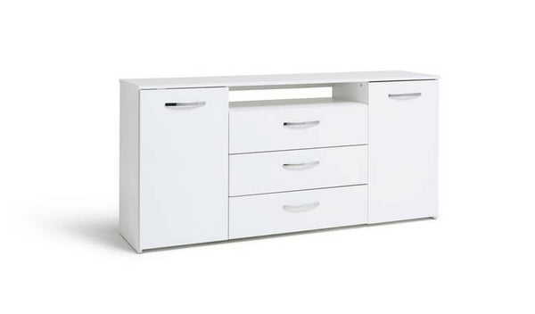 Habitat Hayward 2 Door 3 Drawer Sideboard - White Gloss