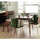 Habitat Skandi Walnut Veneer 6 Seater Dining Table