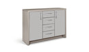 Habitat Venice 2 Door 4 Drawer Sideboard - Grey