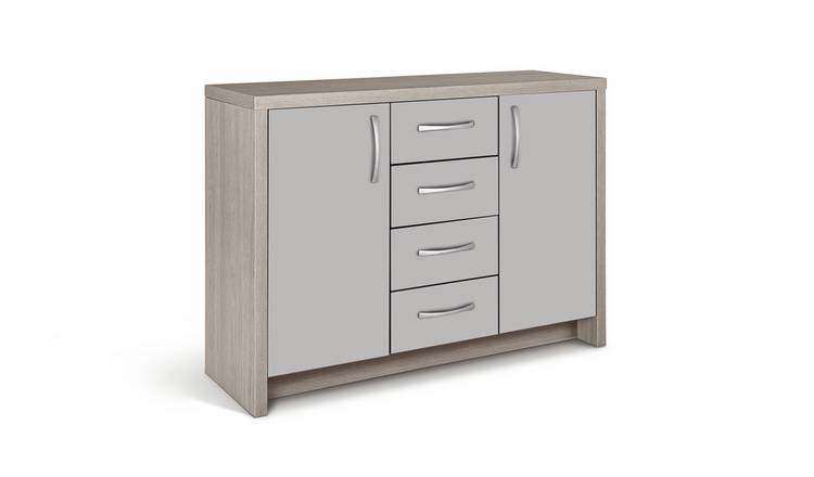 Habitat Venice 2 Door 4 Drawer Sideboard - Grey