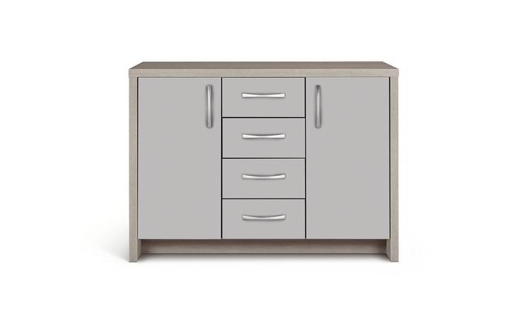 Habitat Venice 2 Door 4 Drawer Sideboard - Grey