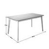 Habitat Skandi Oak Veneer 6 Seater Dining Table