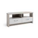 Habitat Venice 2 Drawer Large Corner TV Unit - Grey