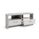 Habitat Venice 2 Drawer Large Corner TV Unit - Grey