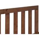 Habitat Chile Small Double Wooden Bed Frame - Dark Stain