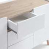 Habitat Skandi 2 Door 3 Drawer Sideboard - White Two Tone