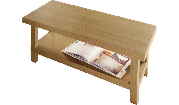 Argos Home Stratford Chunky Coffee Table - Oak Effect