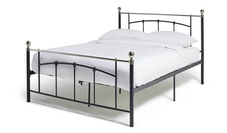 Argos Home Yani Double Metal Bed Frame - Black