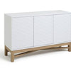 Habitat Zander Textured Large Sideboard -White/Oak Effect