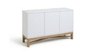 Habitat Zander Textured Large Sideboard -White/Oak Effect