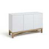Habitat Zander Textured Large Sideboard -White/Oak Effect