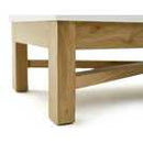 Habitat Zander Textured Large Sideboard -White/Oak Effect