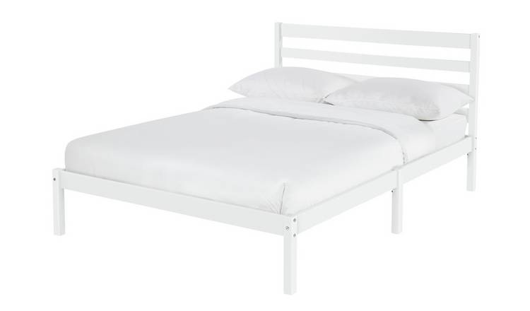 Argos Home Kaycie Double Wooden Bed Frame - White