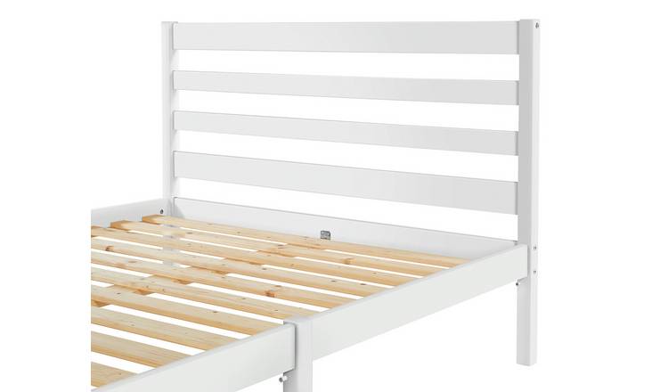 Argos Home Kaycie Double Wooden Bed Frame - White