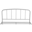 Habitat Freja Double Metal Bed Frame - Silver