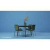 Habitat Skandi Oak Veneer Round 4 Seater Table - Walnut