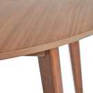 Habitat Skandi Oak Veneer Round 4 Seater Table - Walnut