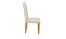 Argos Home Pair of Midback Dining Chairs - Cream