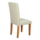 Argos Home Pair of Midback Dining Chairs - Cream