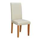 Argos Home Pair of Midback Dining Chairs - Cream