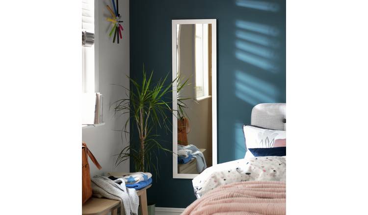 Argos Home Wooden Full Length Mirror - White