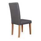 Argos Home Pair of Midback Dining Chairs - Charcoal