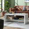 Habitat Sleigh Coffee Table - Gloss Grey