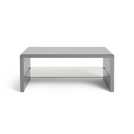 Habitat Sleigh Coffee Table - Gloss Grey