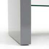 Habitat Sleigh Coffee Table - Gloss Grey