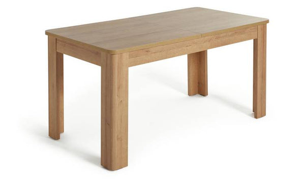 Habitat Miami Curve Extending Oak Effect Dining Table