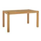 Habitat Radius Solid Oak 6 Seater Dining Table