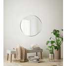 Habitat Round Metal Mirror - Silver