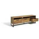 Habitat Nomad 3 Drawer Large TV Unit - Oak