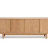 Habitat Grooved Storage 4 Door Sideboard - Pine