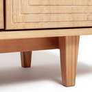 Habitat Grooved Storage 4 Door Sideboard - Pine