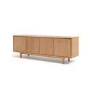 Habitat Grooved Storage 4 Door Sideboard - Pine