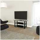 AVF Glass up to 50 Inch TV Stand - Black