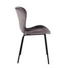 Habitat Etta Pair of Velvet Dining Chair - Grey