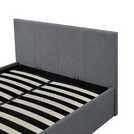 Habitat Heathdon Small Double Ottoman Fabric Bed Frame -Grey