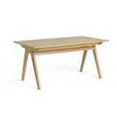 Habitat Radius Solid Oak 6 Seater Dining Table