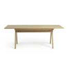 Habitat Radius Solid Oak 6 Seater Dining Table