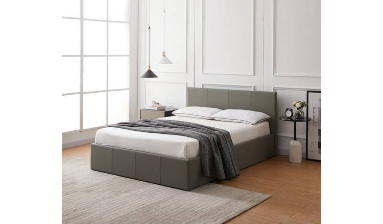 Habitat Lavendon Double End Opening Ottoman Bed Frame - Grey