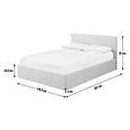 Habitat Heathdon Double Ottoman Fabric Bed Frame - Grey