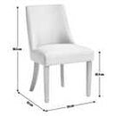 Habitat Alec Pair of Midback Dining Chairs - Grey