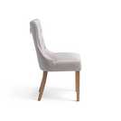 Argos Home Geneva Pair of Fabric Dining Chairs - Beige