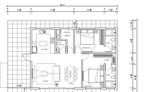 Home Furniture Layout Plan