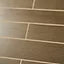 Arrezo Beige Matt Wood effect Porcelain Wall & floor Tile, Pack of 14, (L)600mm (W)150mm
