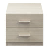 2 x Atomia Freestanding Matt brown oak effect 2 Drawer Bedside table (H)429mm (W)500mm (D)466mm